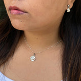 Oyster Pendant & Earrings