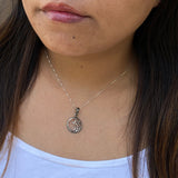 Om In A Circle Pendant