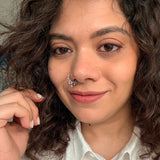 Zircon Drops Click-Lock Nose Ring