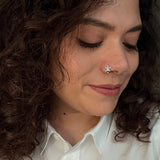 Pretty Zircon Click-Lock Nose Ring