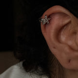 Pretty Zircon Helix Rings