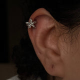 Pretty Zircon Helix Rings