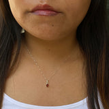 Oval Garnet Pendant