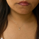 Small Zircon Square Pendant