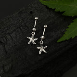 Zircon Star Fish Helix Drops