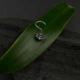 Silver Petals Nose Pin