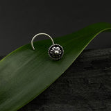 Flower Motif Nose Pin