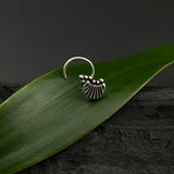 Silver Sea Shell Nose Pin