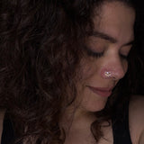 Gold Plated Chand Sitara Nose Pin (small)