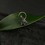 Silver Ethnic Nose Pin