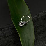 Silver Aarza Nose Pin