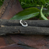 Zircon Stone String Nose Ring (small)