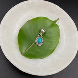 Dainty Turq Pendant
