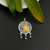 Hand Painted Ganesha Pendant
