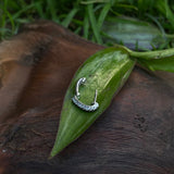 Heart Shaped Zircon String Nose Ring