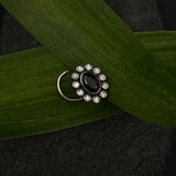 Black Zircon Nose Pin