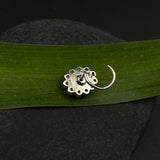 Black Zircon Nose Pin