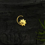 Gold Zircon Flower