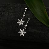 Snowflake Zircon Helix Drops