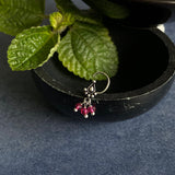 Melon Pink Hanging Beads Pin