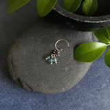 Sage Green Beads Nose Pin