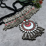 Auspicious Red Glass Necklace
