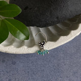 Sage Green Moon Nose Pin