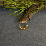 Gold Beads Nose Ring (small)