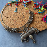 Ghungroo Pinjara Hasli Necklace