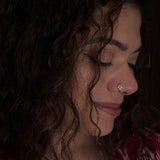 Floral Nose Clip- On (gold plated)