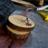 Multicoloured Hanging Beads Nose Pin