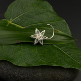 Crystal Zircon Flower Nose Pin