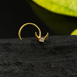 Tiny Moon & Star Nose Pin