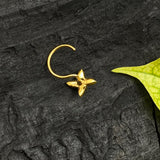 Gold Petals Flower Nose Pin