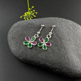Ruby & Emerald Helix Drops
