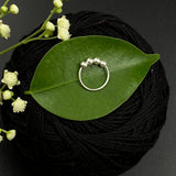 Silver Beads Nose Ring