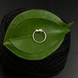 Tiny Silver Beads Ring (small)