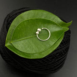 Tiny Silver Beads Ring (small)