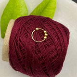 Tiny Gold Beads Ring (8mm)