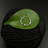 Spiral Silver Nose Ring