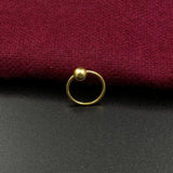 Small Gold Plated Nose Ring