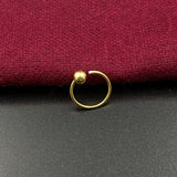 Small Gold Plated Nose Ring