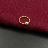 Small Gold Plated Nose Ring