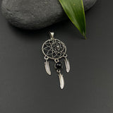 Black Onyx Dream Catcher Pendant