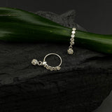 Zircon Ball Helix Rings