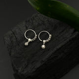 Zircon Ball Helix Rings