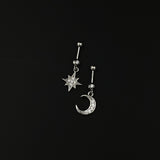 Crescent Moon & Star Helix Drops