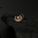 Gold Plated Chand Sitara Nose Pin (small)
