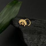 Gold Plated Chand Sitara Nose Pin (small)