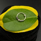 Spiral & Bead Nose Ring